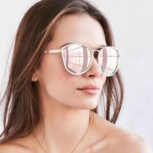 Quay Australia Cherry Bomb Rose Gold and Pink Sunglasses